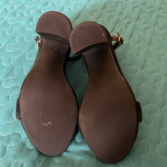 Steve Madden -Carrson Black Leather heeled sandals - Picture 11 of 11